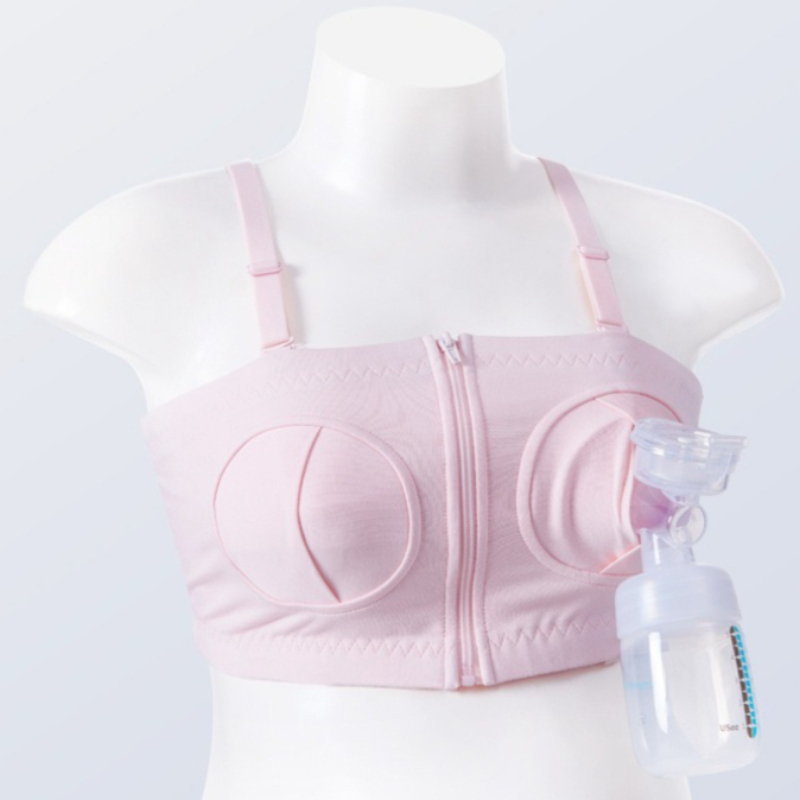 Nursing Bra Sleep - Sujetador de lactancia manos libres ajustable,