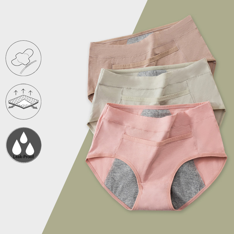 Seamless Underwear Women - Bragas menstruales de algodón a prueba