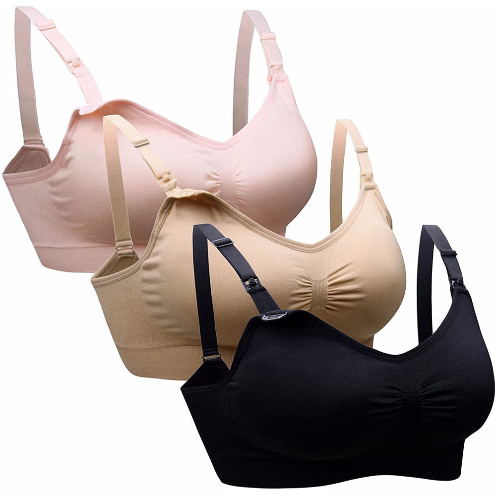 Nursing Bra Sleep - Sujetador de lactancia materna para mujer,