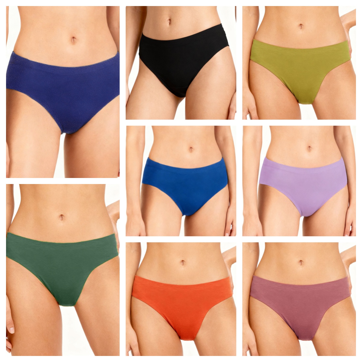 Seamless Underwear Women - Braguitas Menstruales Sin Costuras Zeriluna, Suaves,