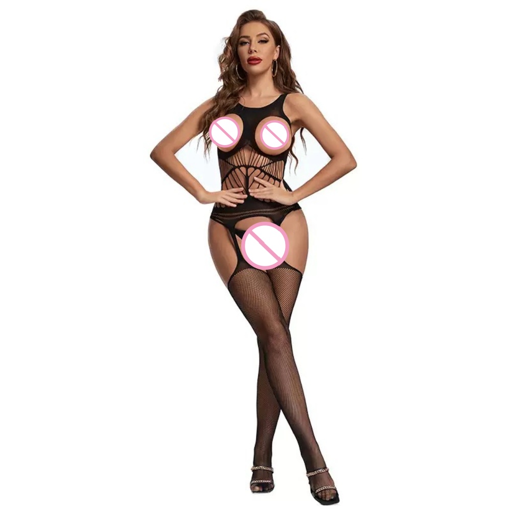Lace Teddy Lingerie - Lencería sexy de encaje transparente para
