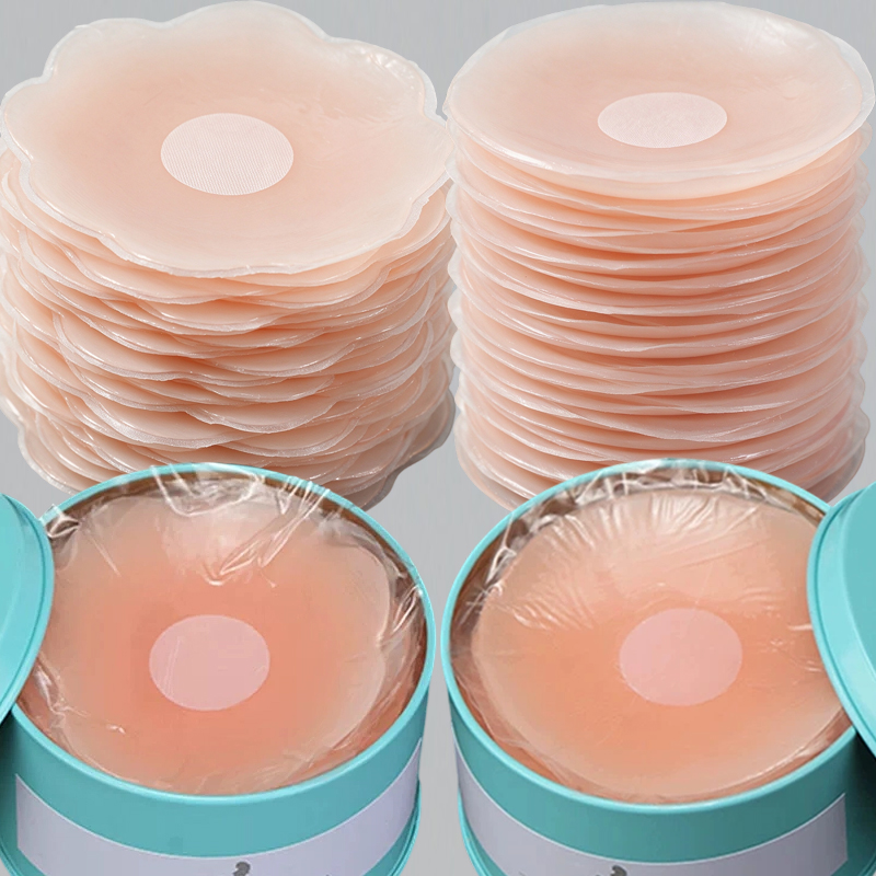 Silicone Bra Adhesive - Cubrepezones de Silicona Redondos con Diseño