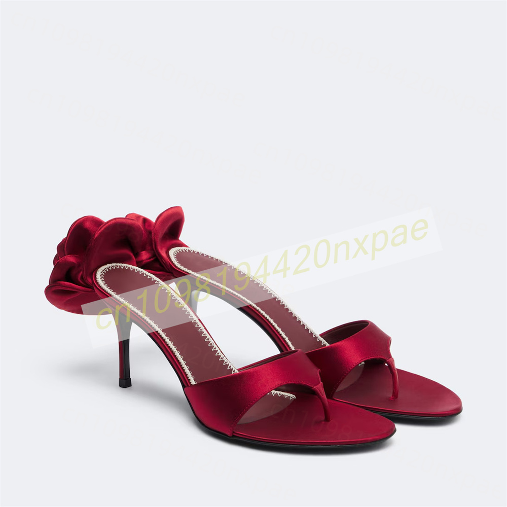 Slip Dress Satin - Sandalias de tacón de aguja con