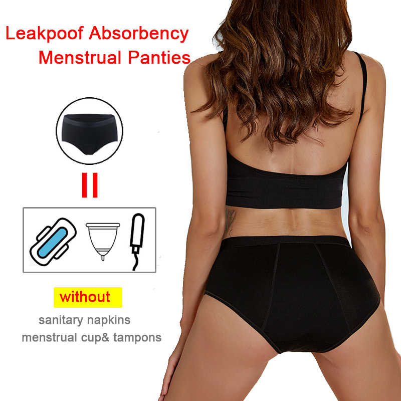 Period Panty Absorbent - Bragas menstruales de flujo pesado para