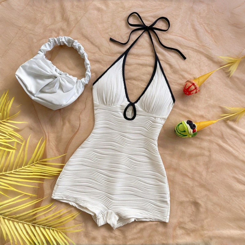 Shapewear Bodysuit Firm - Body Transparente con Cuello Halter |