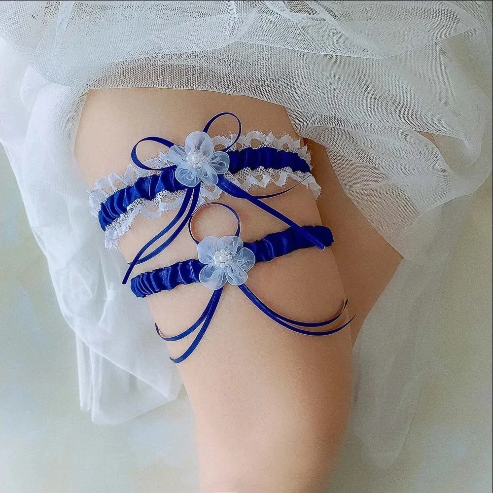Garter Belt Set - 2 unids/set cinta de satén para