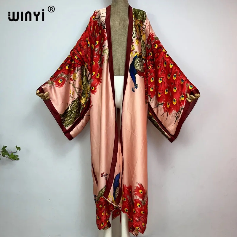 Robe Silk Women - WINYI 2026 Nuevo Cárdigan de Verano