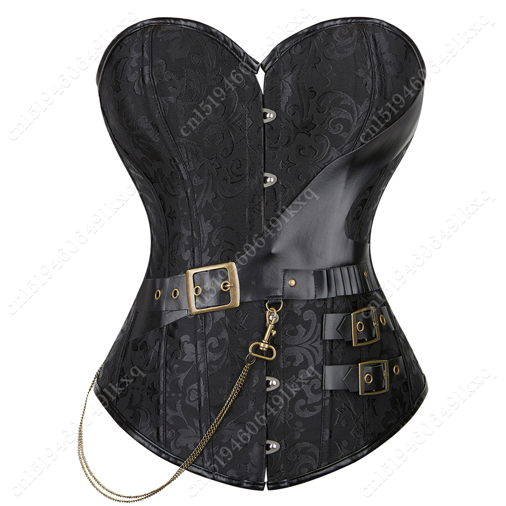 Corset Waist Cinch - Corsé gótico Vintage para mujer, corpiño