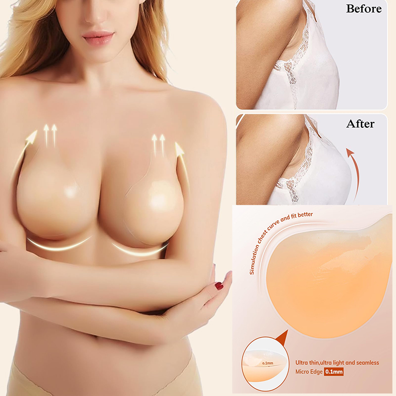 1/2 pares de sujetadores adhes - Strapless Bra Backless reseña y precio