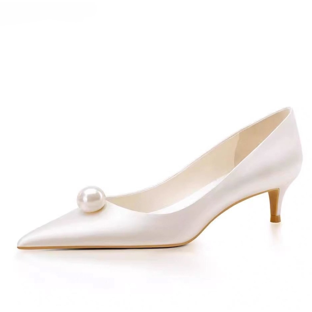 Nuevos Zapatos de Novia Blanco - Slip Dress Satin reseña y precio
