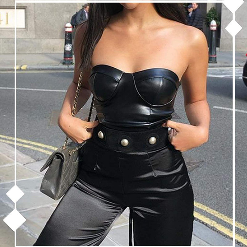Corsé de cuero para mujer, cor - Corset Waist Cinch reseña y precio