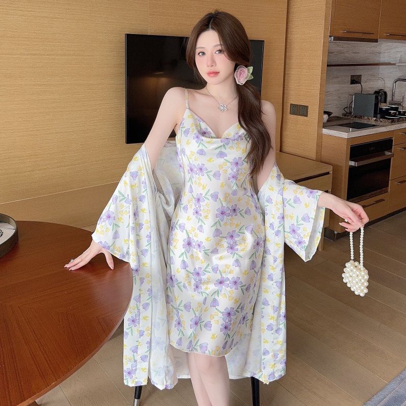 Conjunto de Dos Piezas de Fald - Robe Silk Women reseña y precio