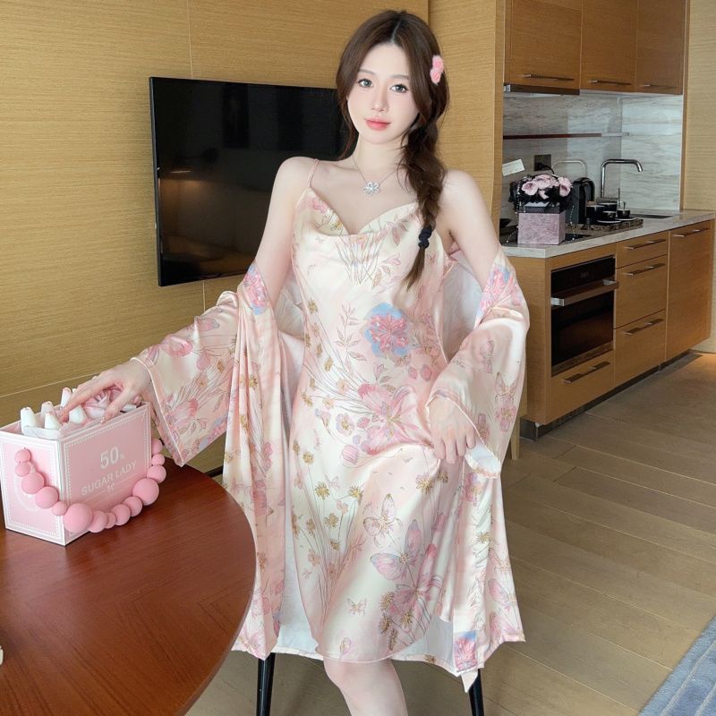 Conjunto de Dos Piezas de Fald - Robe Silk Women reseña y precio