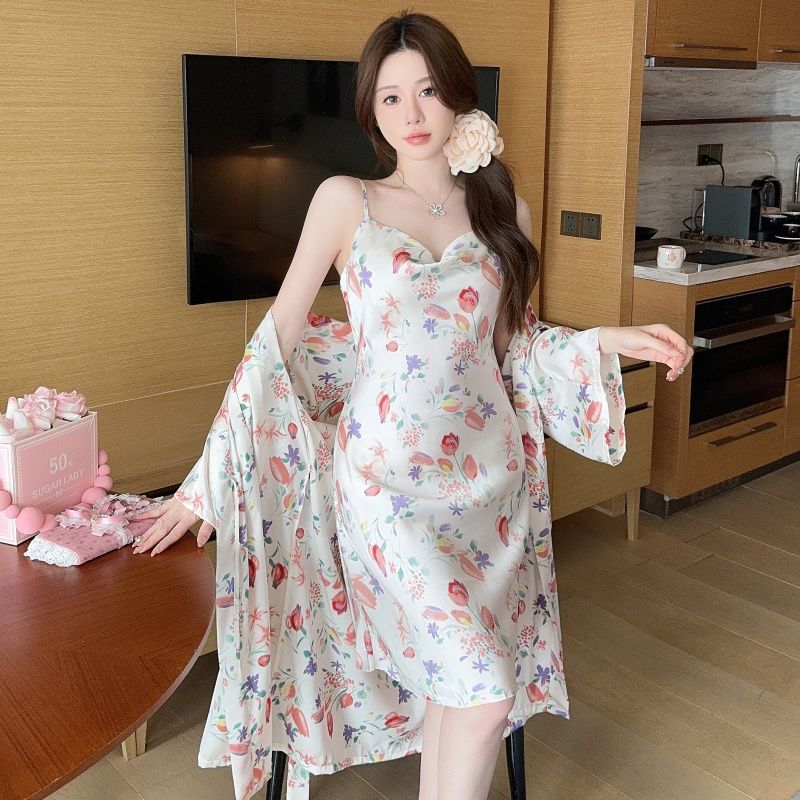 Conjunto de Dos Piezas de Fald - Robe Silk Women reseña y precio