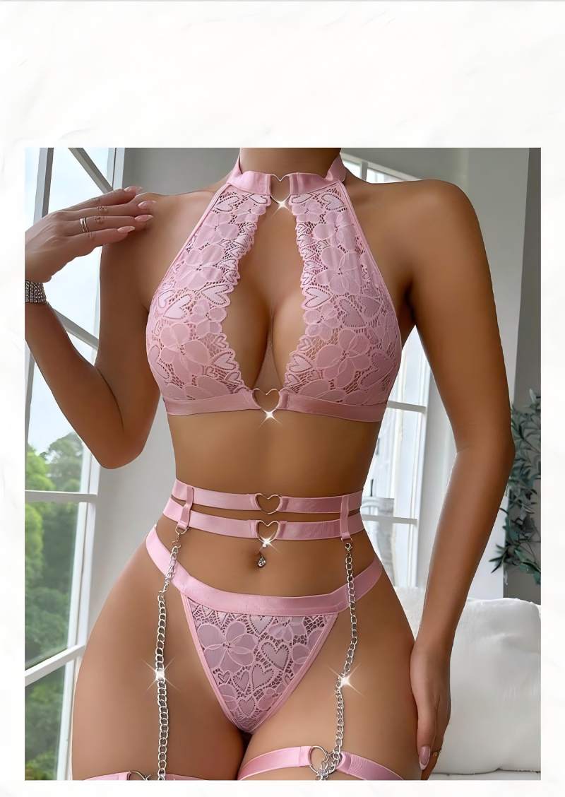 Conjunto de lencería sexy con  - Push Up Bra Padded reseña y precio