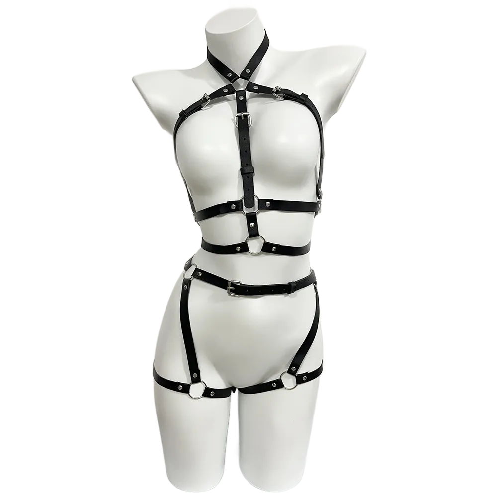 Arnés para mujer, pierna de cu - Garter Belt Set reseña y precio