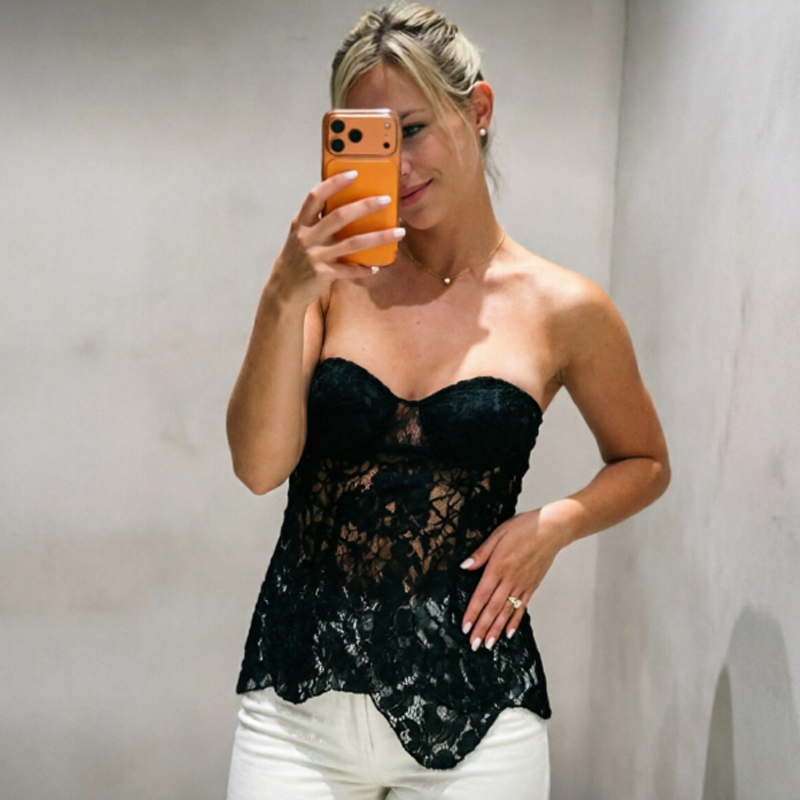 HXAO Top Corsé Tubo para Mujer - Strapless Bra Backless reseña y precio