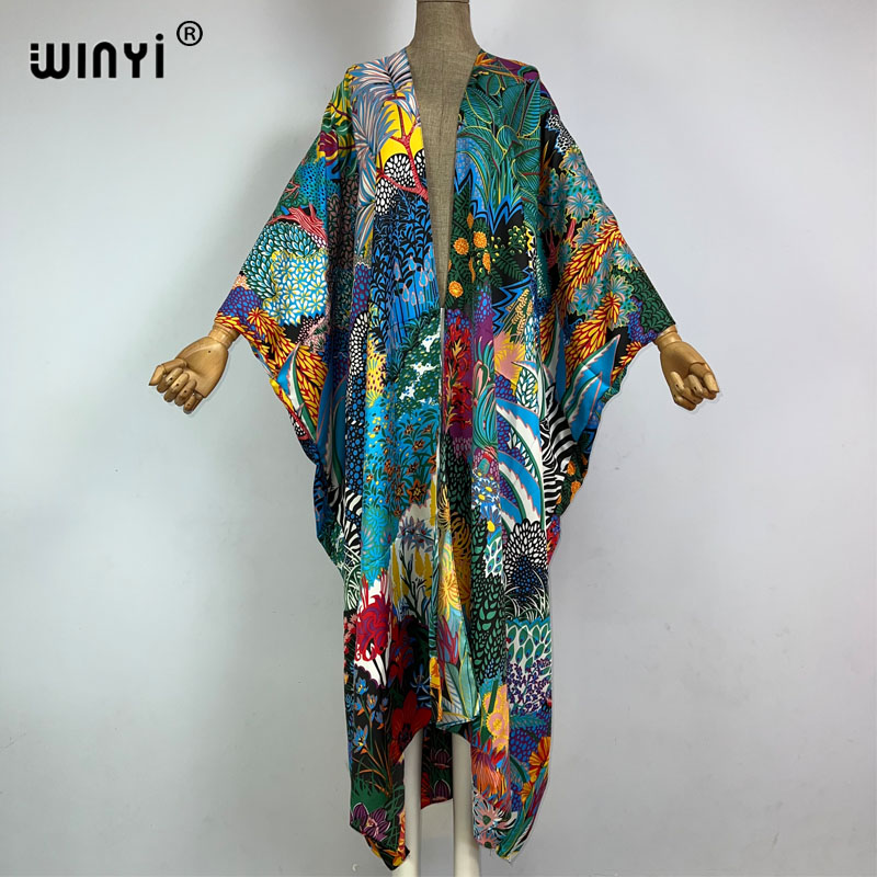WINYI-kimono de seda con manga - Robe Silk Women reseña y precio