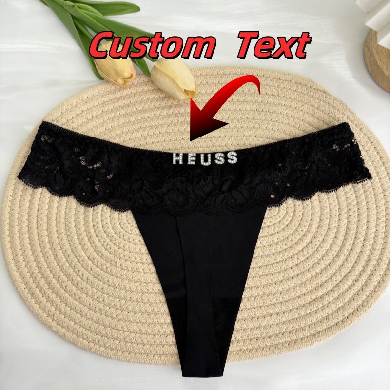Tanga personalizada con nombre - Thong Bikini Women reseña y precio