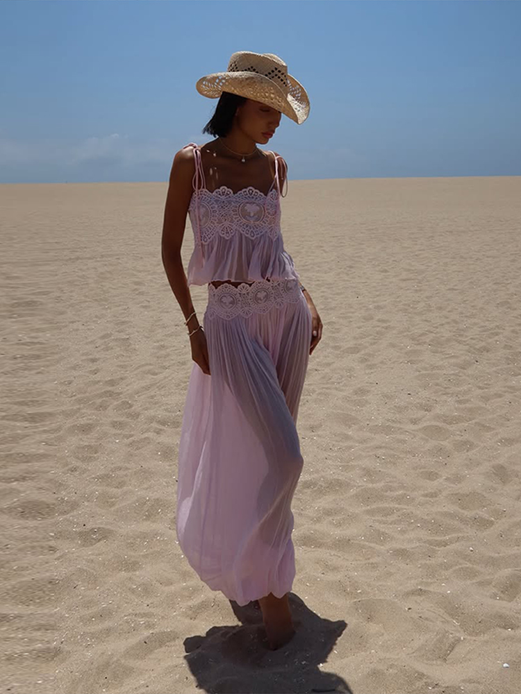 Conjunto de pantalones de vera - Strapless Bra Backless reseña y precio