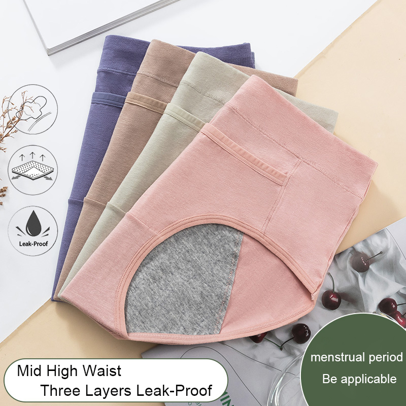 Bragas menstruales de algodón  - Seamless Underwear Women reseña y precio