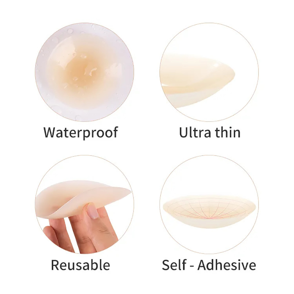 Cubierta adhesiva de silicona  - Silicone Bra Adhesive reseña y precio