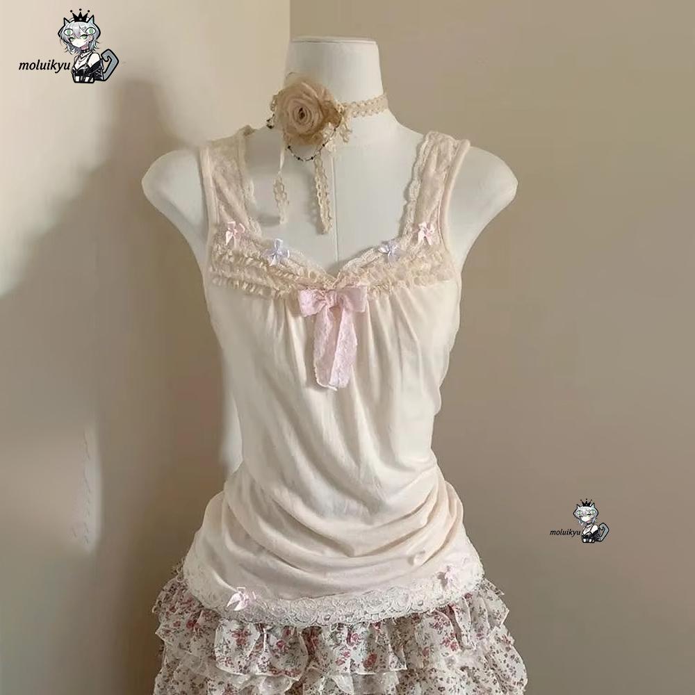 Conjunto de 2 piezas Y2K para  - Cami Top Lace reseña y precio