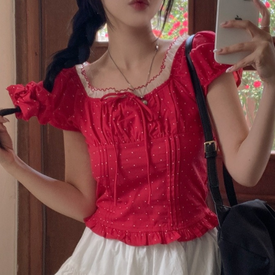 Blusa de verano estilo coreano - Corset Waist Cinch reseña y precio