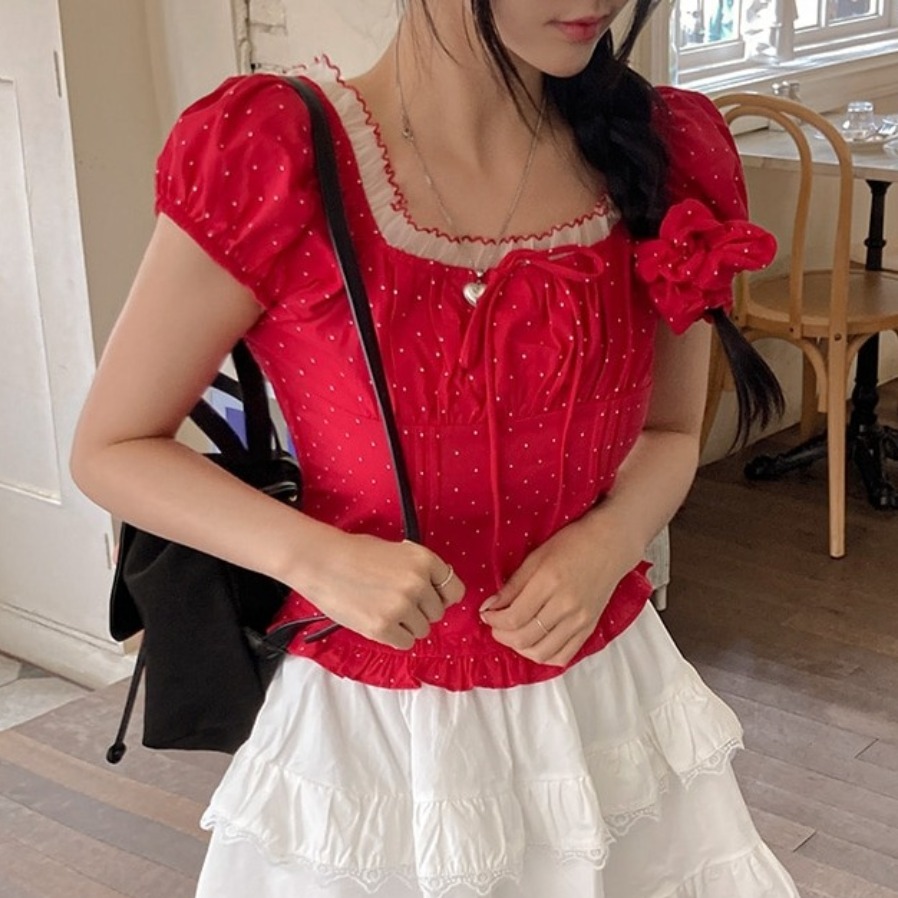 Blusa de verano estilo coreano - Corset Waist Cinch reseña y precio