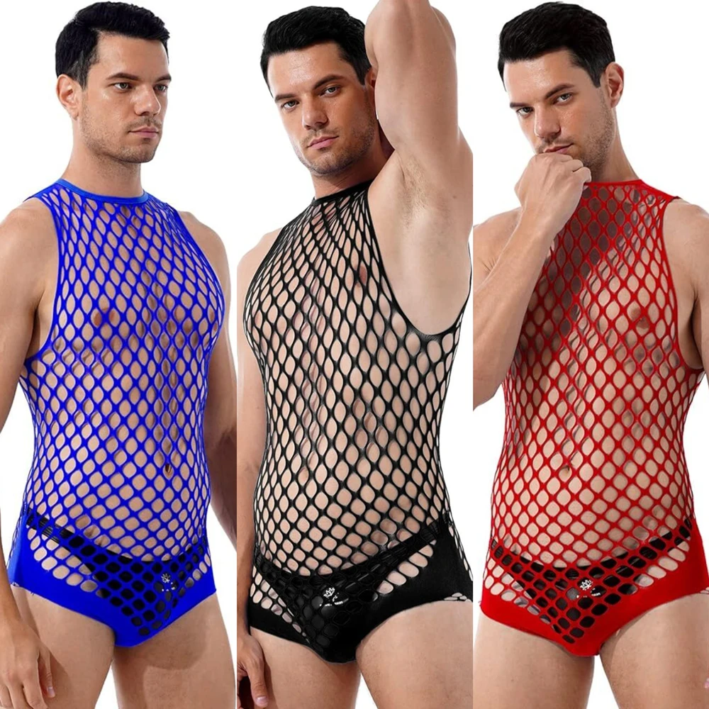 Body Gay para hombre, trajes f - Bodystocking Fishnet reseña y precio