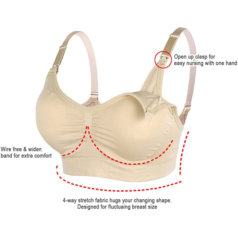 Sujetador de lactancia materna - Nursing Bra Sleep reseña y precio