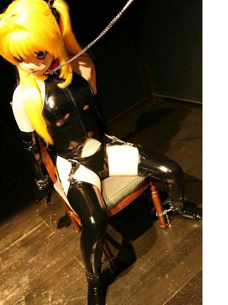 Catsuit de PVC de aspecto húme - Garter Belt Set reseña y precio