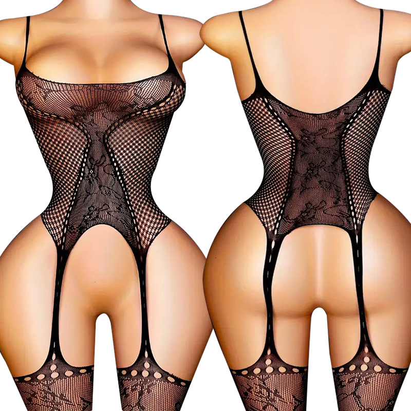 Conjunto de lencería erótica p - Bodystocking Fishnet reseña y precio
