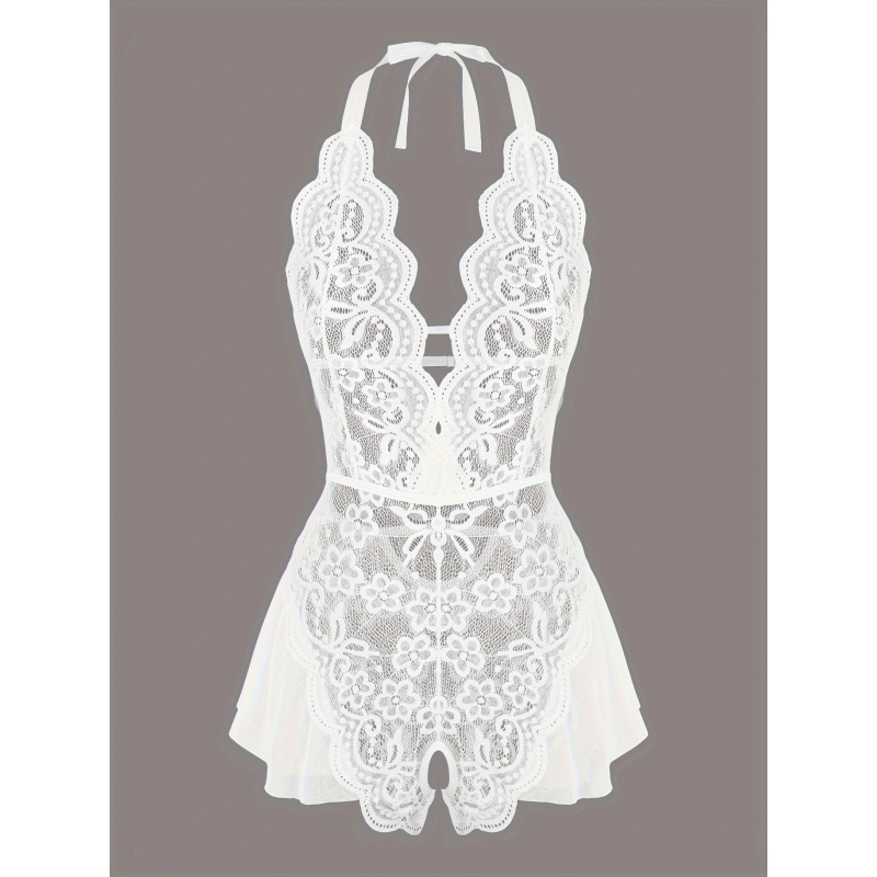 Encantador Body de Encaje con  - Lace Teddy Lingerie reseña y precio