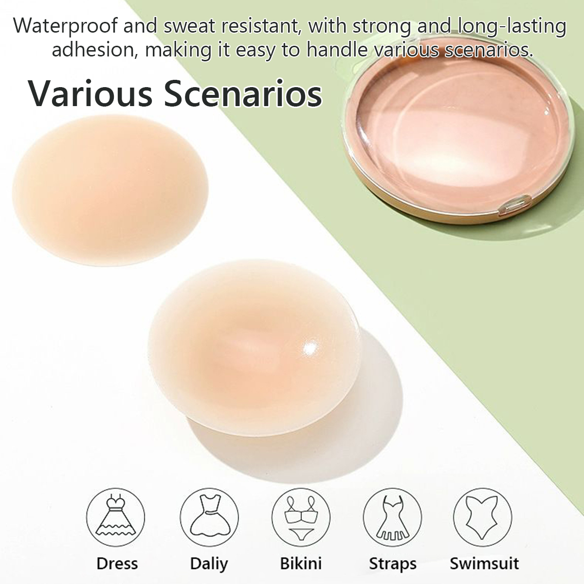 3 Pares de Cubrepezones Adhesi - Nipple Cover Pasties reseña y precio