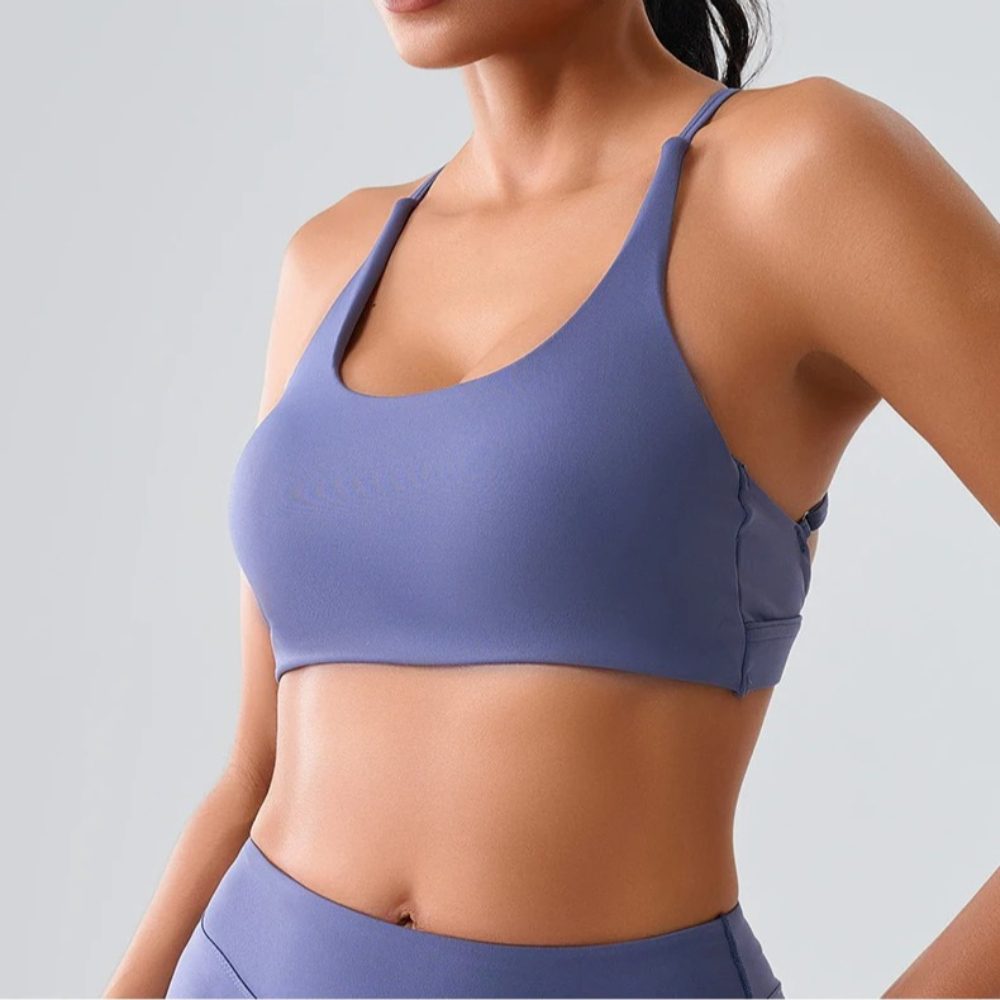 Sujetador deportivo halter de  - Push Up Bra Padded reseña y precio