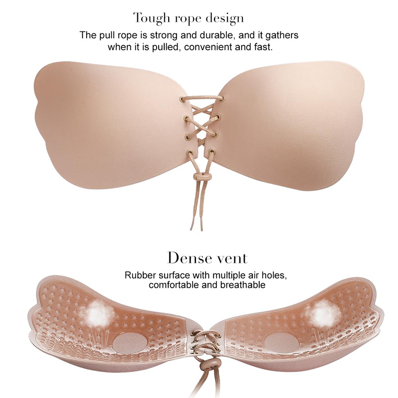 1/2 pares de sujetador sin tir - Push Up Bra Padded reseña y precio