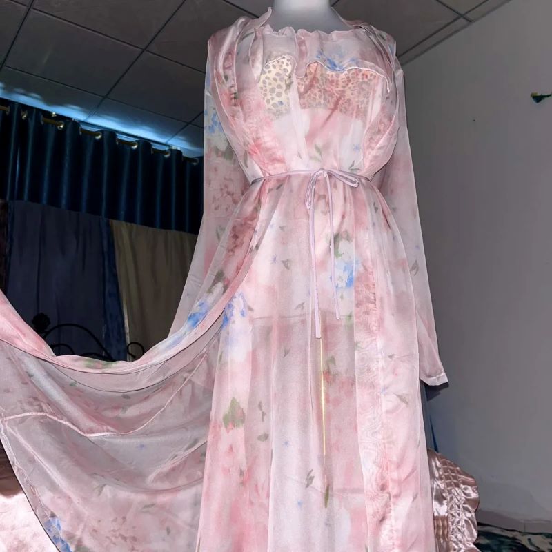 Conjunto de camisón con tirant - Robe Silk Women reseña y precio