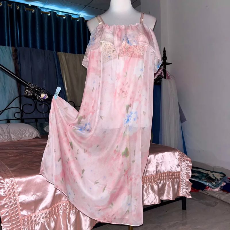 Conjunto de camisón con tirant - Robe Silk Women reseña y precio