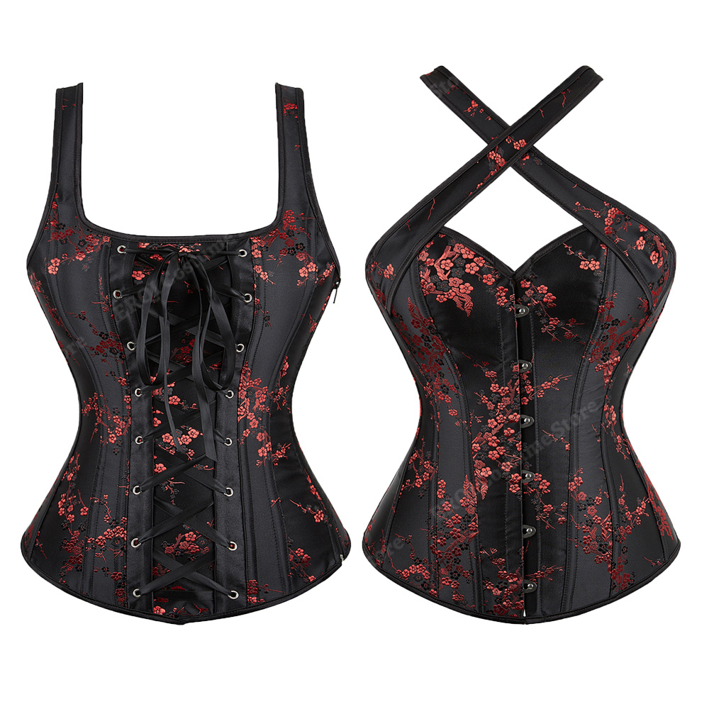 Corsé con tirantes para mujer, - Corset Waist Cinch reseña y precio
