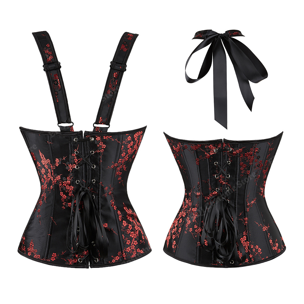 Corsé con tirantes para mujer, - Corset Waist Cinch reseña y precio