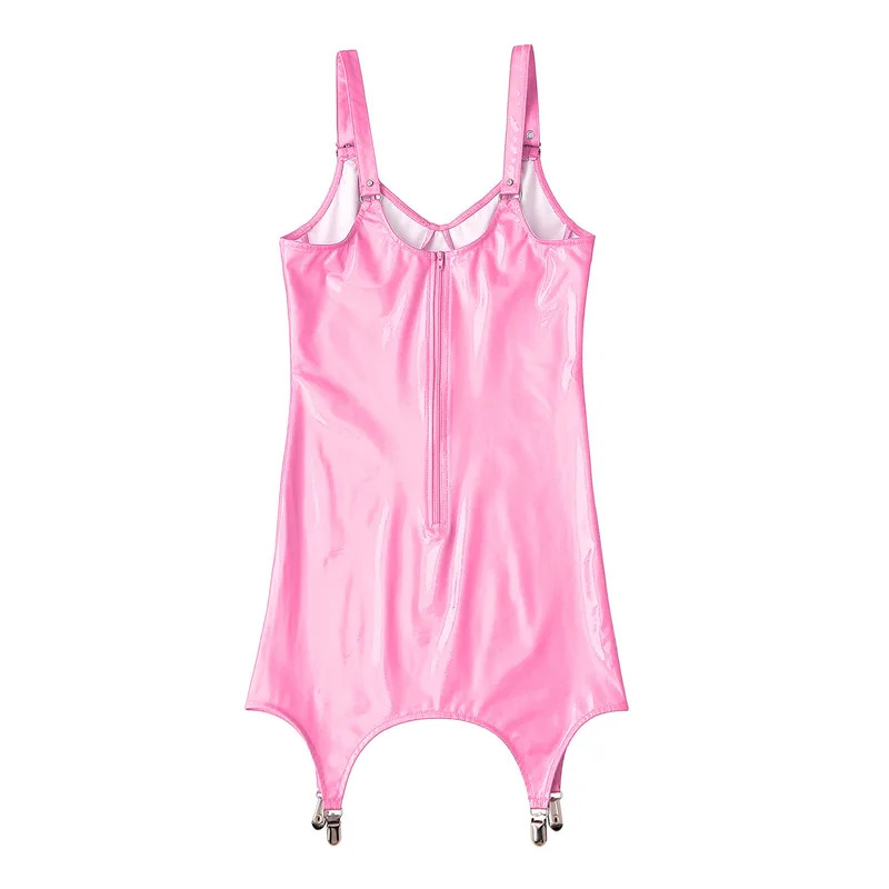 Minivestido metálico brillante - Babydoll Chemise Night reseña y precio