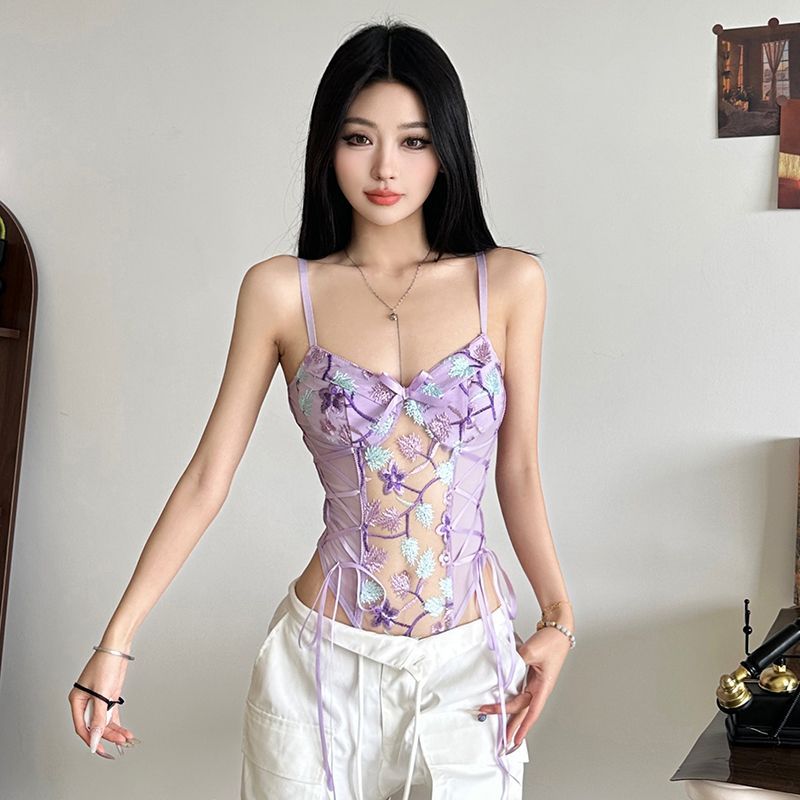 Mono de encaje elegante para m - Cami Top Lace reseña y precio