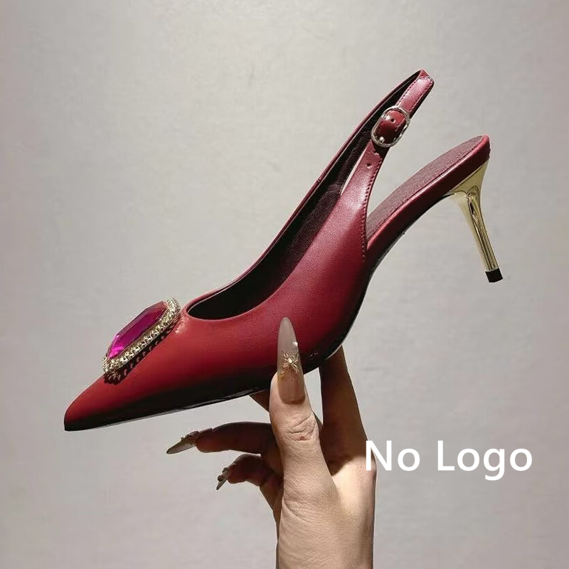 Sandalias de tacón alto con pe - Slip Dress Satin reseña y precio