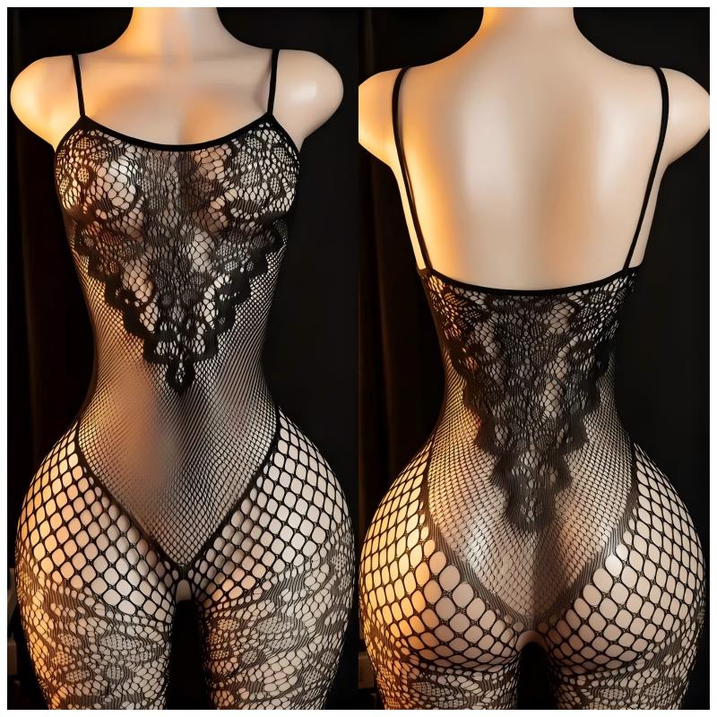 Conjunto de lencería sexy para - Bodystocking Fishnet reseña y precio
