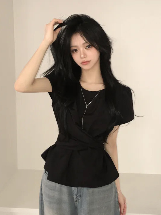 Suéter Elegante y Moderno con  - Corset Waist Cinch reseña y precio