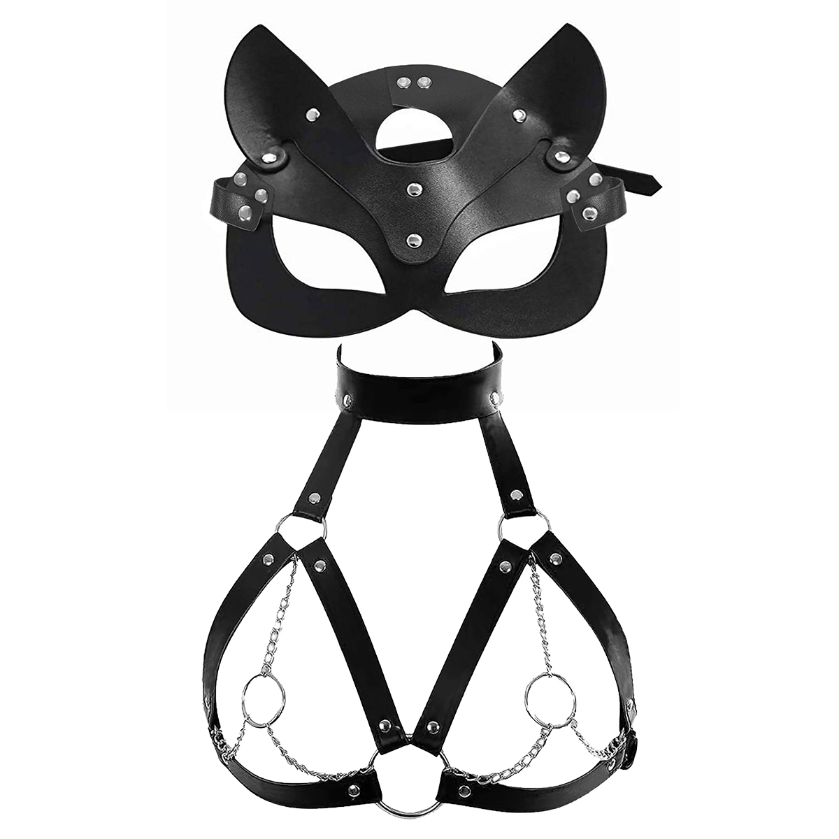 Máscara Sexy para mujer, venda - Garter Belt Set reseña y precio