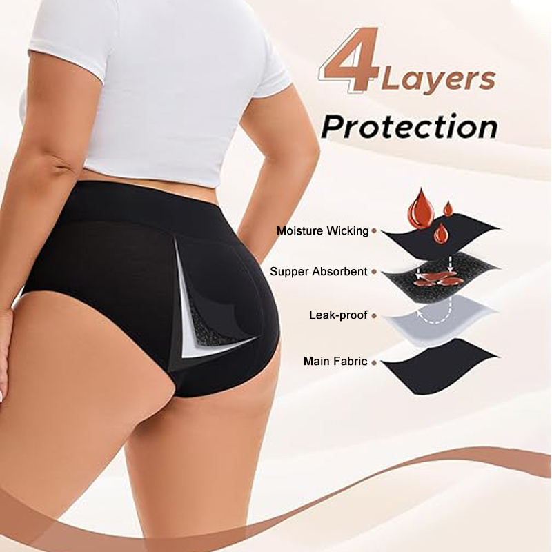 Bragas menstruales de flujo pe - Period Panty Absorbent reseña y precio