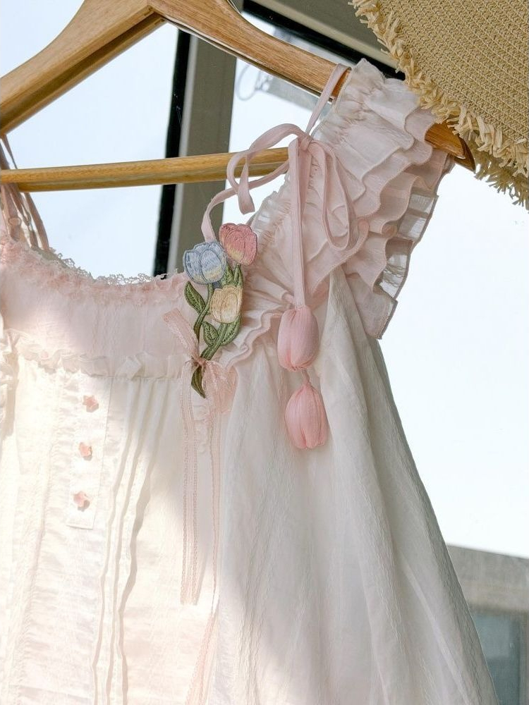 Conjunto de Dos Piezas con Vol - Cami Top Lace reseña y precio