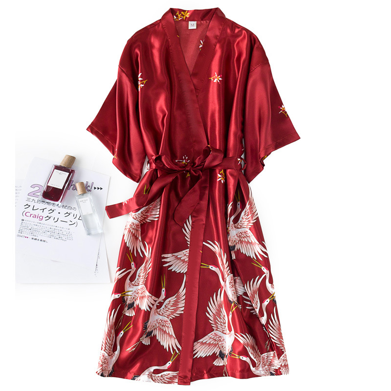 Conjunto de Kimono de seda de  - Robe Silk Women reseña y precio
